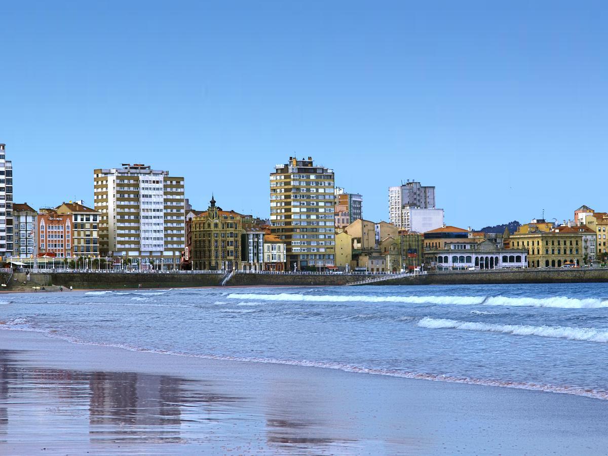 Hotel Paris Gijon Bagian luar foto